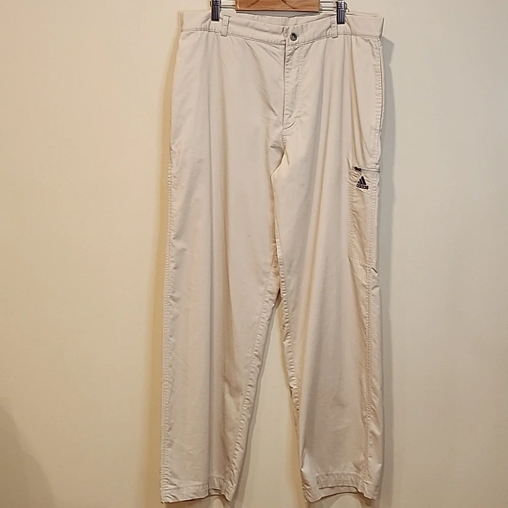 adidas Men's Light Cream Cargo Pants